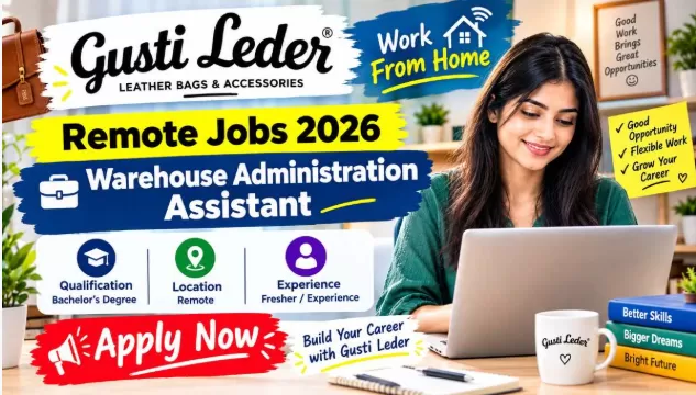 Gusti Leder Remote Jobs 2026 – Warehouse Administr