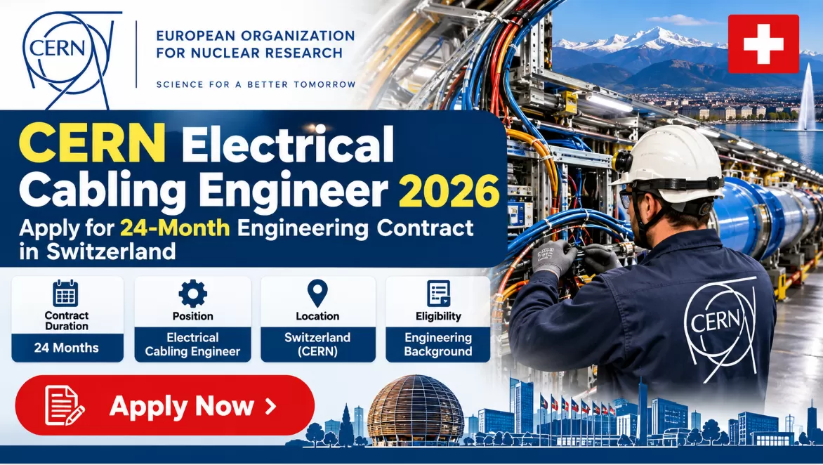 CERN Electrical Cabling Engineer 2026: Apply for 2