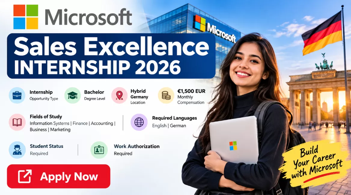 Microsoft Sales Excellence Internship 2026: Studen